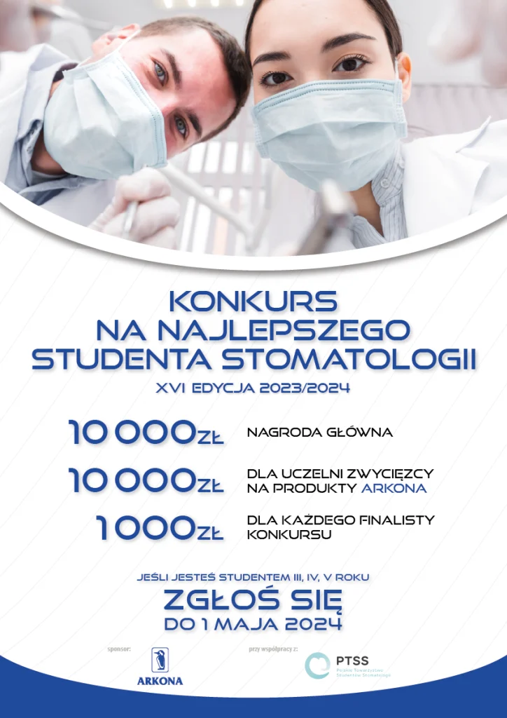 XVI KONKURS NA NAJLEPSZEGO STUDENTA STOMATOLOGII 2023/2024